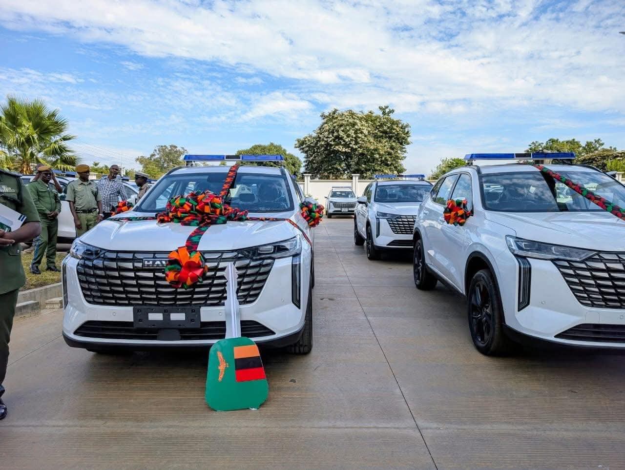 China Donates 80 Brand New Vehicles to Zambia Police Through FOCAC